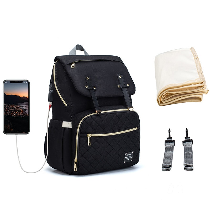 LEQUEEN Multifunctional Large Capacity Mummy Bag view 5
