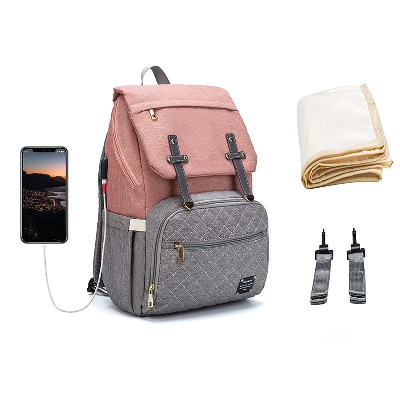 LEQUEEN Multifunctional Large Capacity Mummy Bag view 7