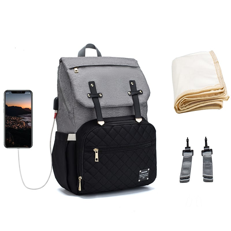 LEQUEEN Multifunctional Large Capacity Mummy Bag view 14