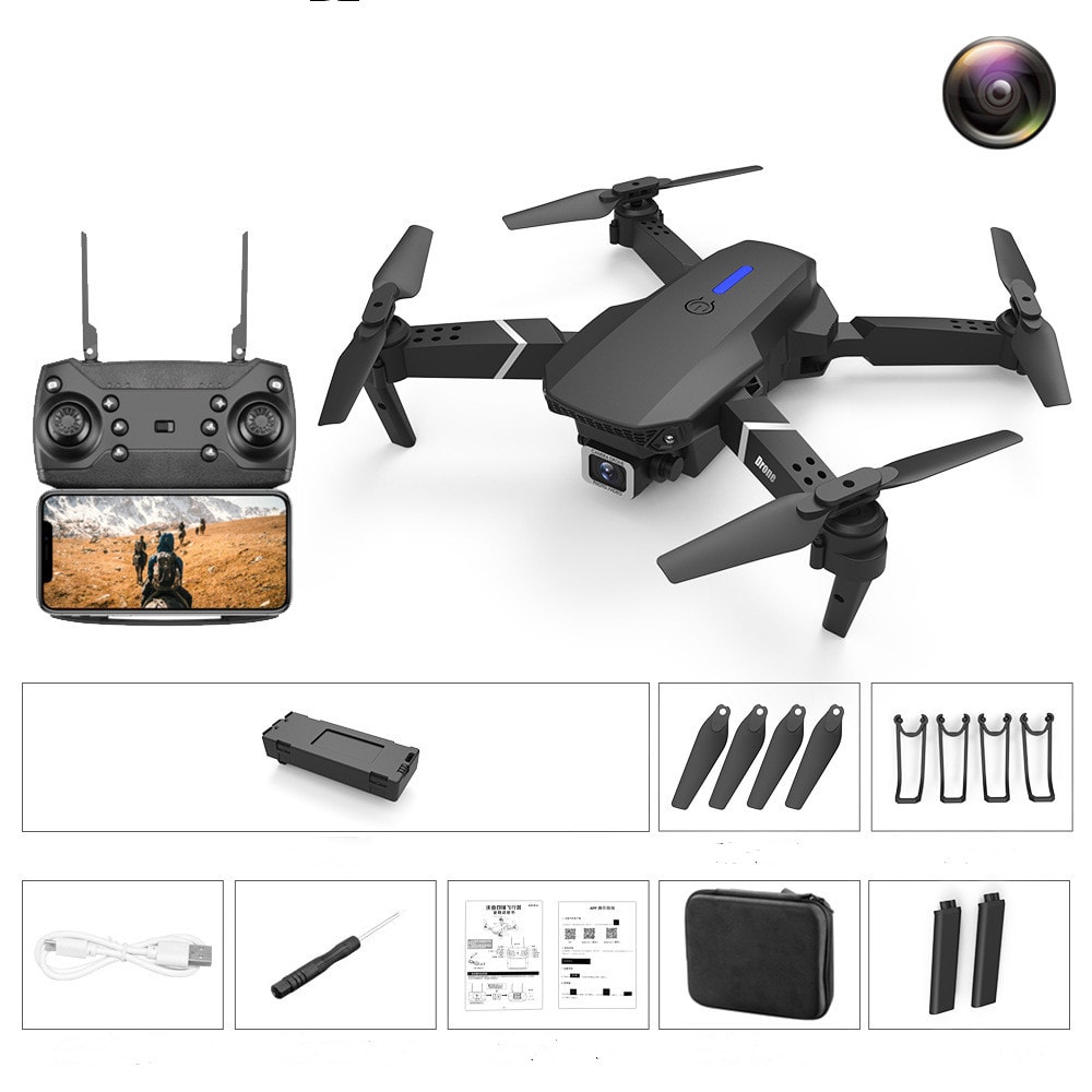 4K Pixel Dual Camera Airplane Toy view 14
