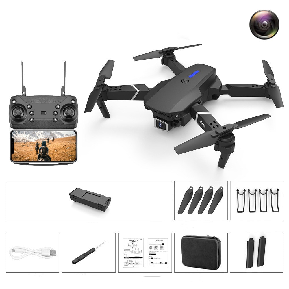 4K Pixel Dual Camera Airplane Toy view 2