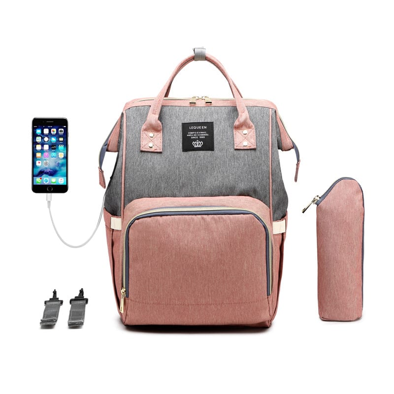 LEQUEEN Multifunctional Large Capacity Mummy Bag view 2