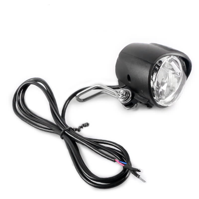 Front spotlight for electric bicycle head view 2