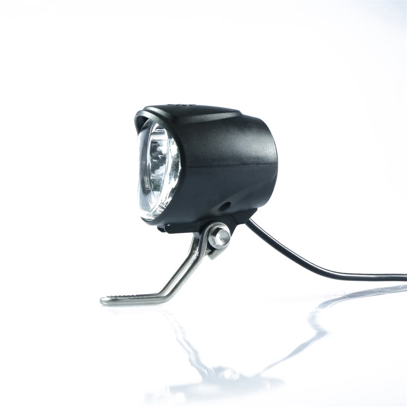 Front spotlight for electric bicycle head view 4