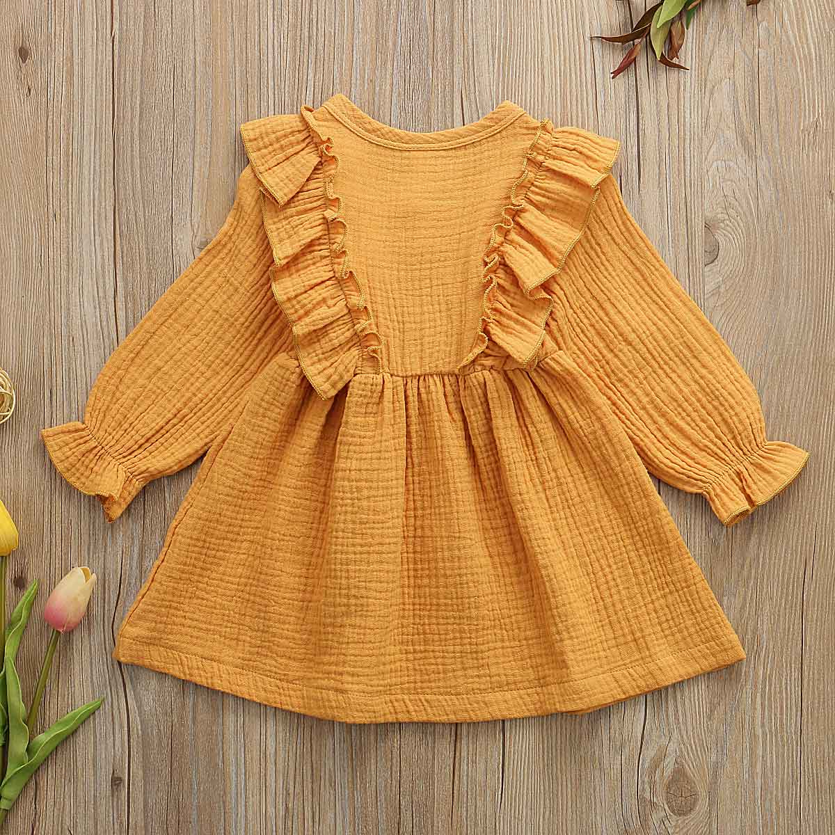 Girls cotton dress view 7
