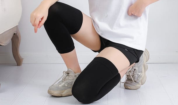 Warm knee protector for mountain biking view 8