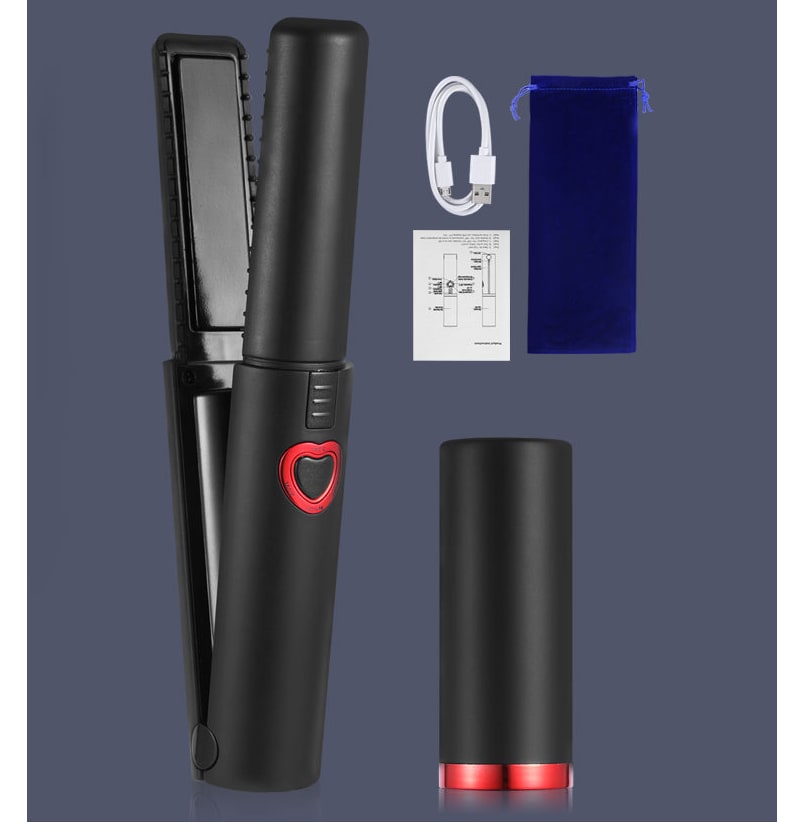 Wireless charging curling iron view 2