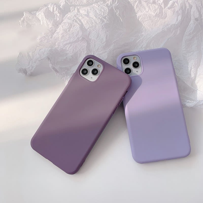 Light taro purple mobile phone case view 3