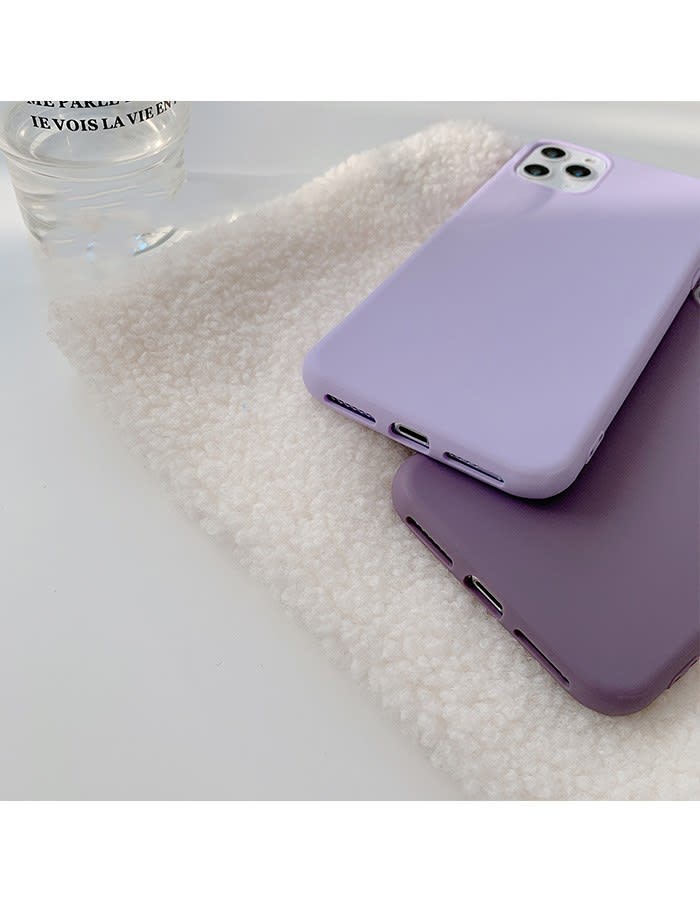 Light taro purple mobile phone case view 2