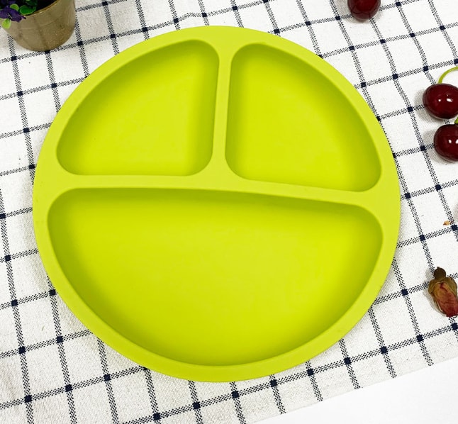 Silicone children's plate view 12