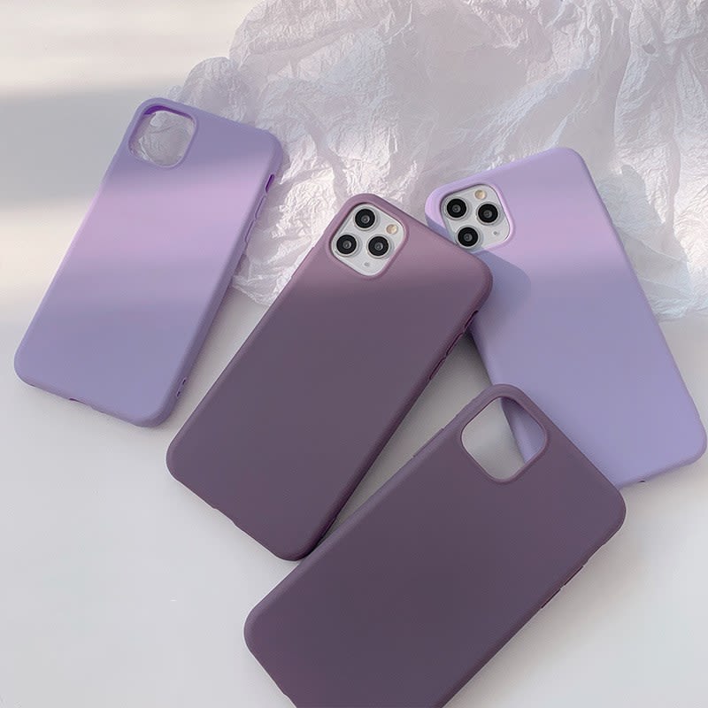 Light taro purple mobile phone case view 5