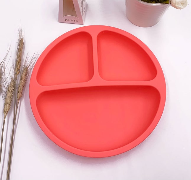 Silicone children's plate view 8