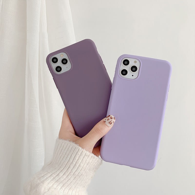 Light taro purple mobile phone case view 6