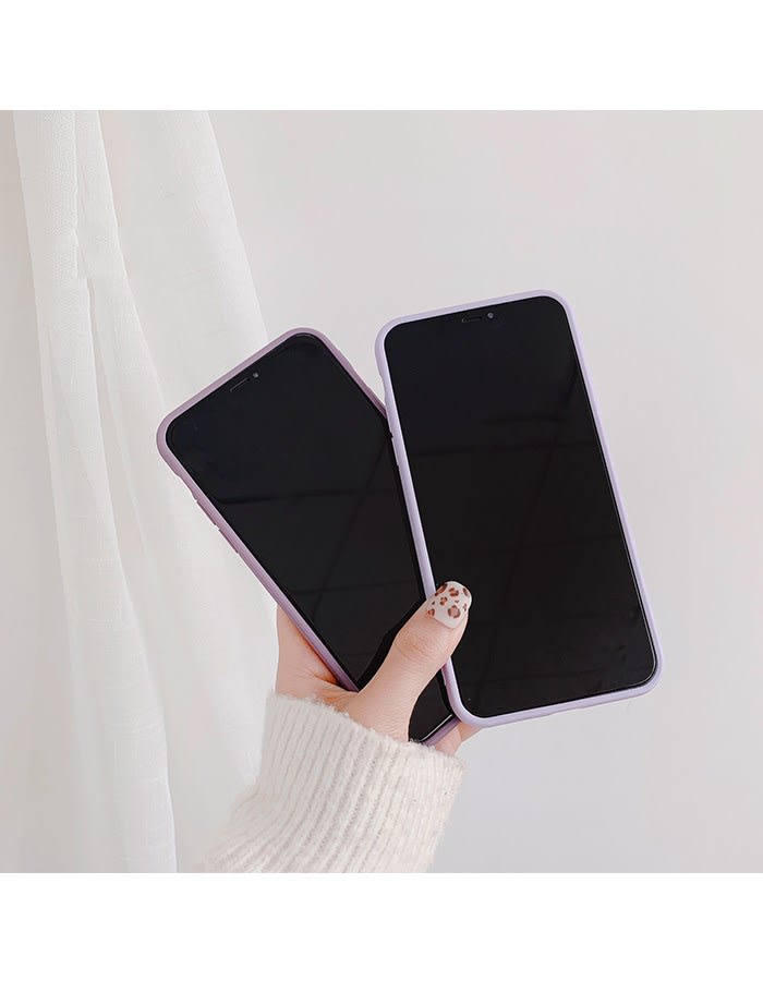 Light taro purple mobile phone case view 4