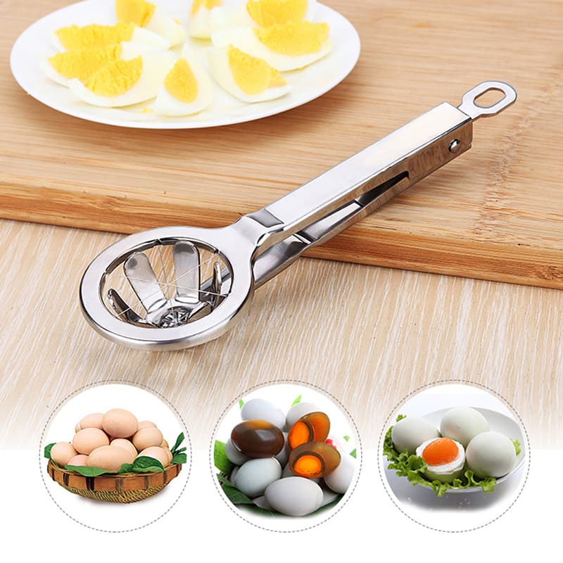 Stainless Steel Egg Cutter Hexagonal Cutting Cooked S Tool Separater Fancy Splitter Kitchen Mold Creative Slicer Gadgets Kitchen Gadgets view 5
