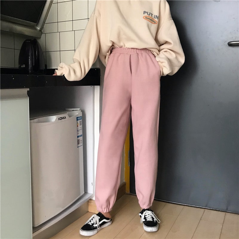 Women's wear students baggy Harlan slacks view 5