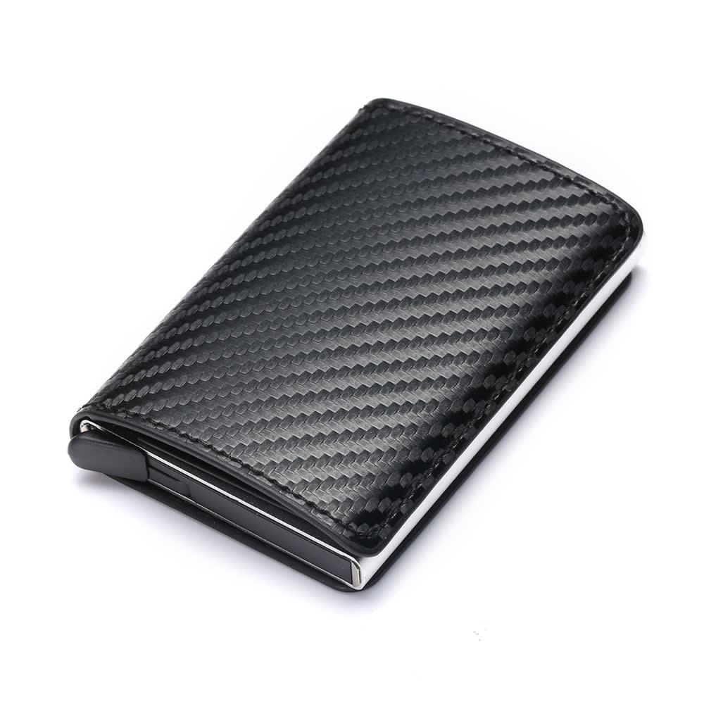 Anti-magnetic automatic eject single aluminum alloy card holder view 12