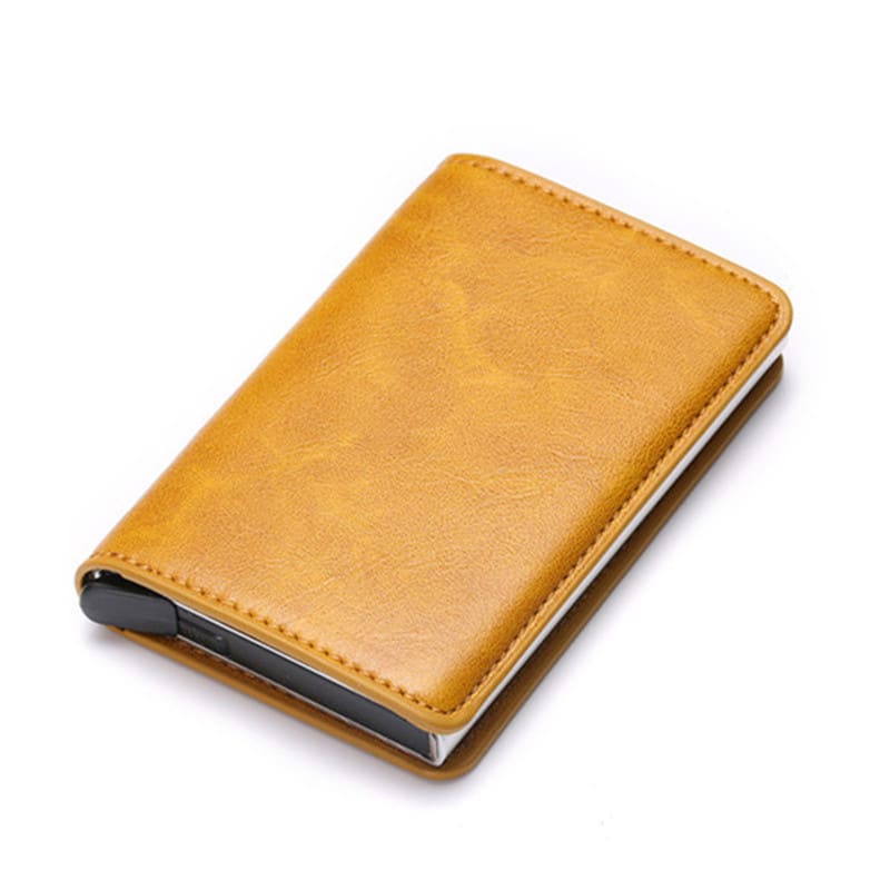 Anti-magnetic automatic eject single aluminum alloy card holder view 4