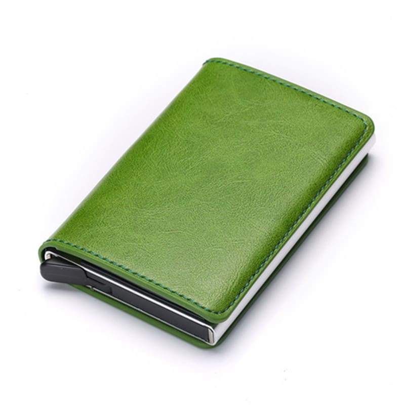Anti-magnetic automatic eject single aluminum alloy card holder view 11