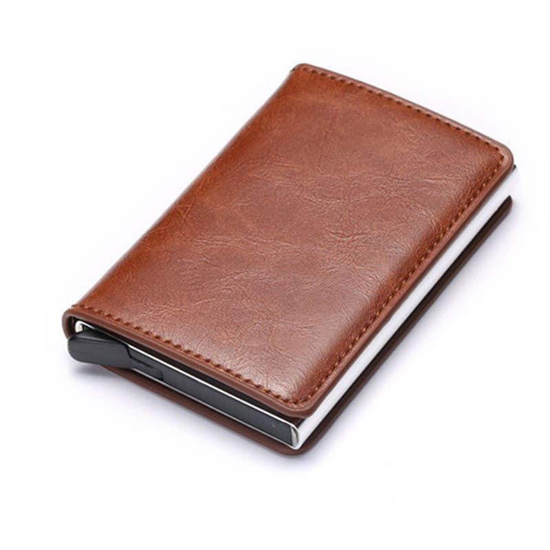 Anti-magnetic automatic eject single aluminum alloy card holder view 16