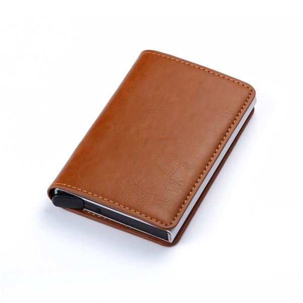 Anti-magnetic automatic eject single aluminum alloy card holder view 19
