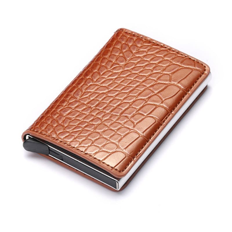 Anti-magnetic automatic eject single aluminum alloy card holder view 8