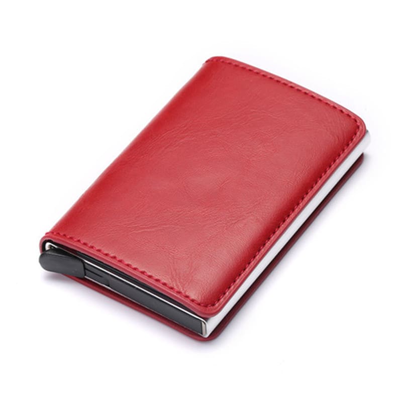 Anti-magnetic automatic eject single aluminum alloy card holder view 9