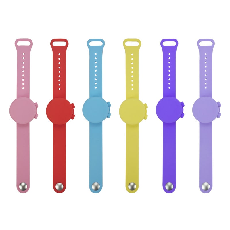 Outdooor Silicone Wristband Hand Sanitizer Disinfectant Bracelet view 3