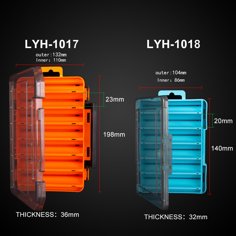 Multifunctional double-layer bait storage box view 12
