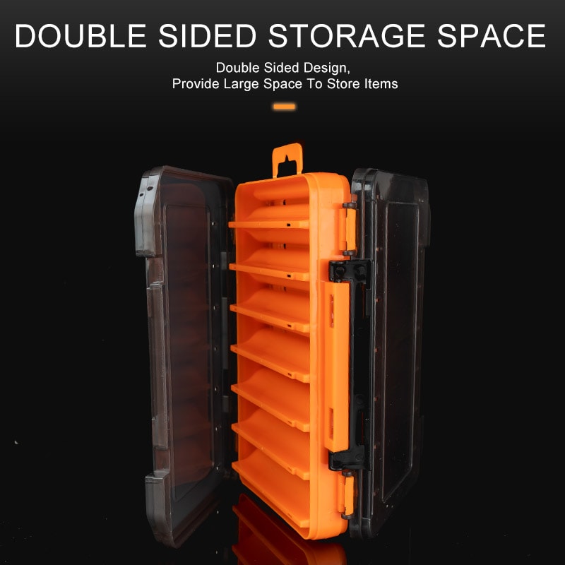 Multifunctional double-layer bait storage box view 14