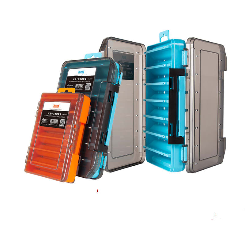 Multifunctional double-layer bait storage box view 3