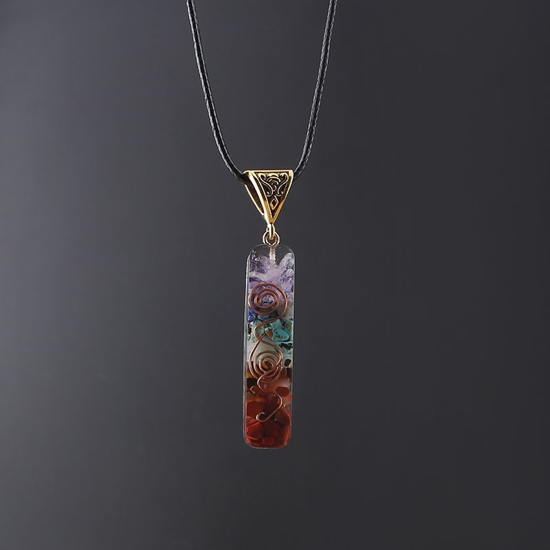 Gravel Seven Chakra Spirit Pendant view 14