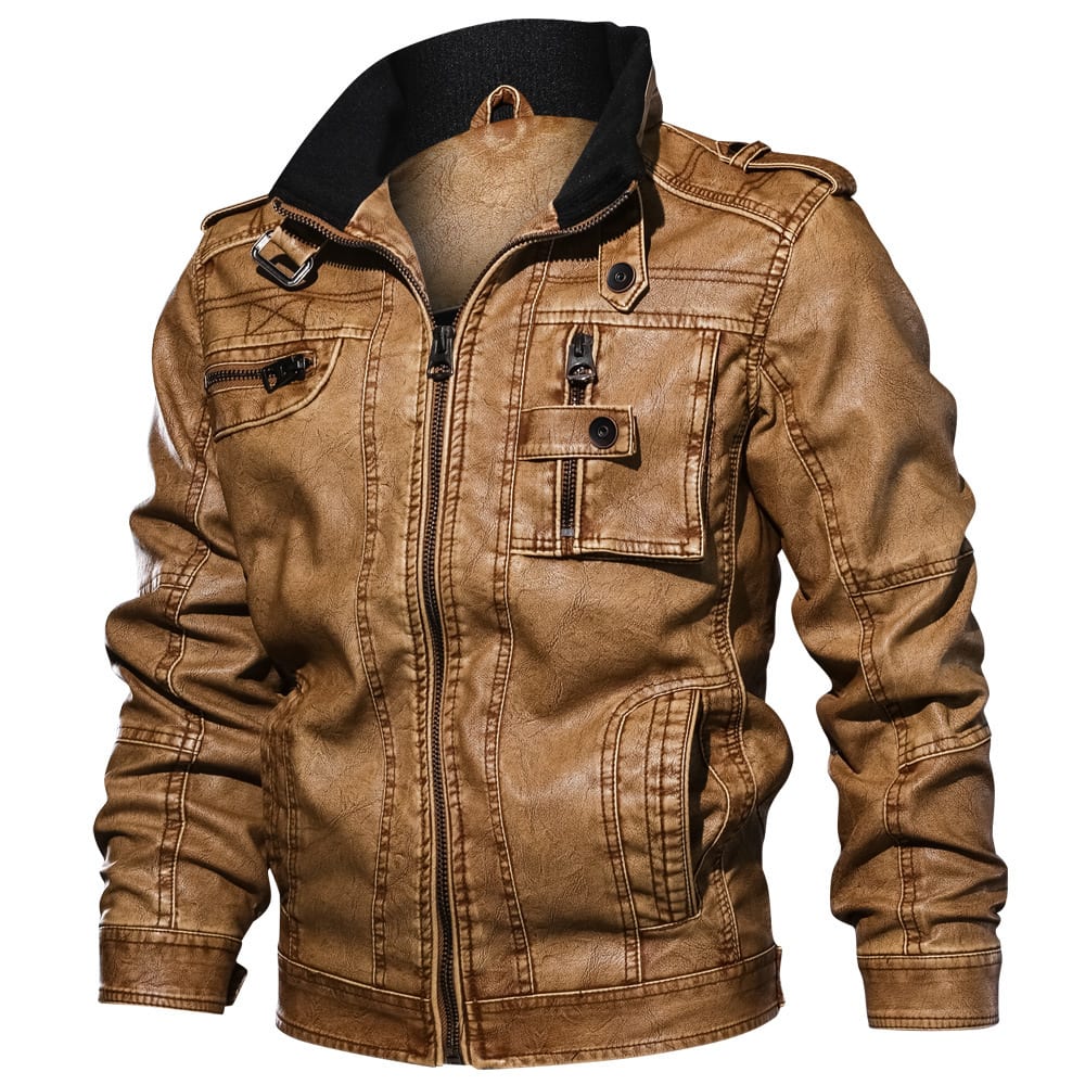 Stand-up collar jacket 3D motorcycle suit view 2