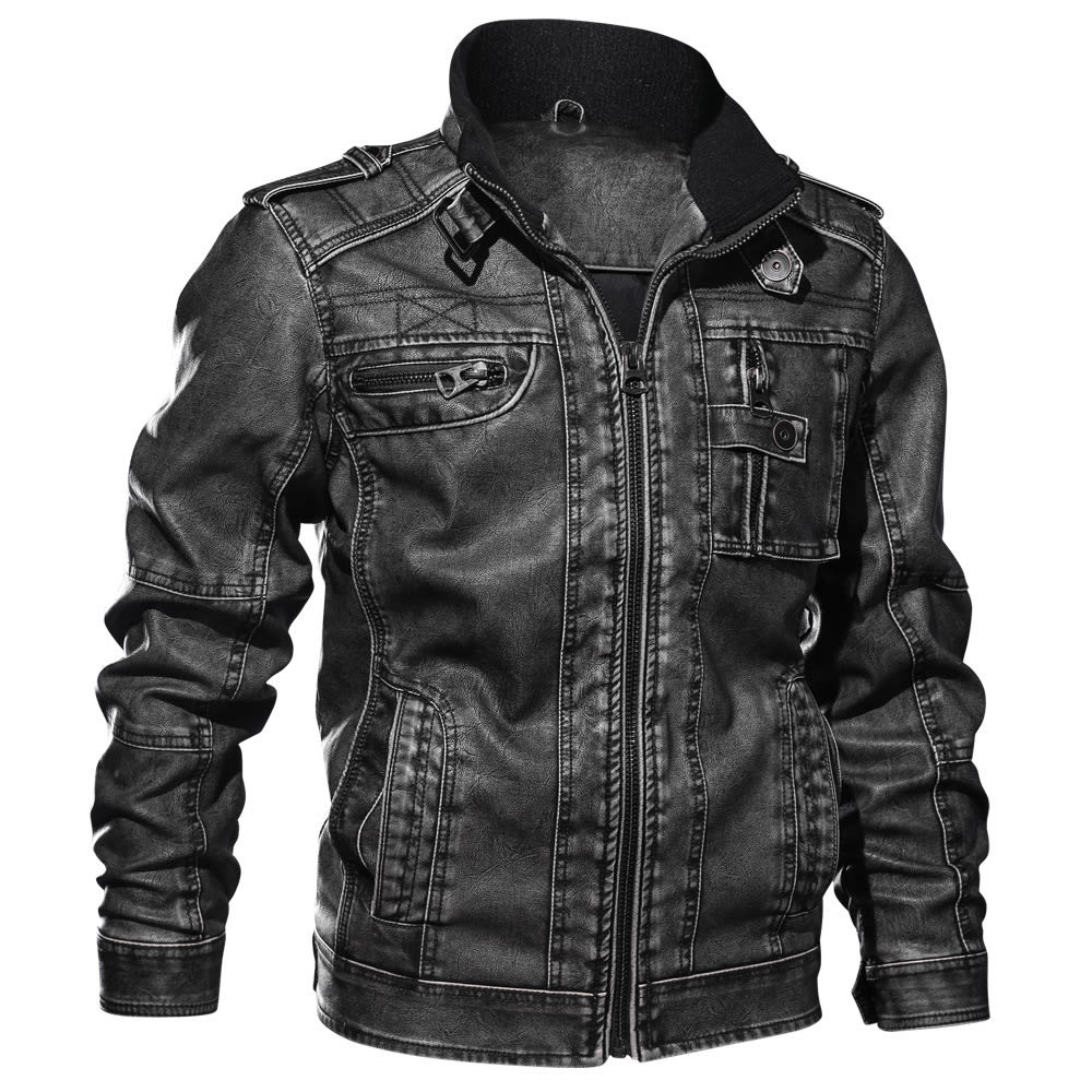 Stand-up collar jacket 3D motorcycle suit view 6