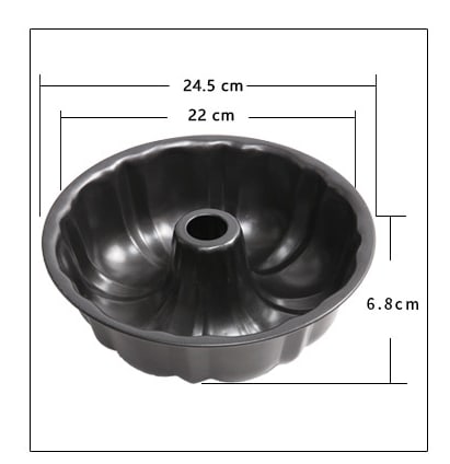 Round Deep Baking Mold Bundt Pumpkin Shape Cake Pan view 4
