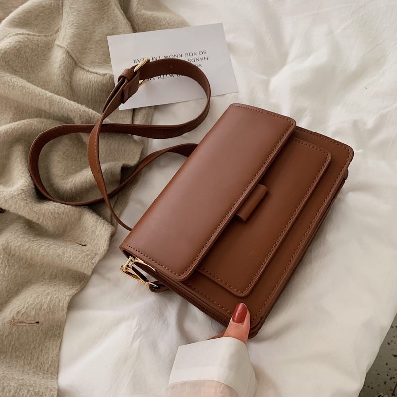 Vintage one shoulder messenger bag view 5