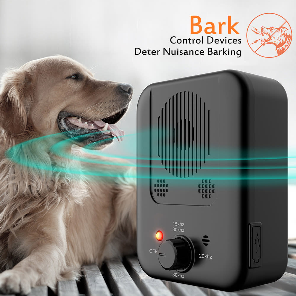 Pets Dog Anti Barking Device Pet Dog Ultrasonic Anti Barking Collars Repeller Outdoor Dogs Stop No Bark Control Training Device Supplies view 24
