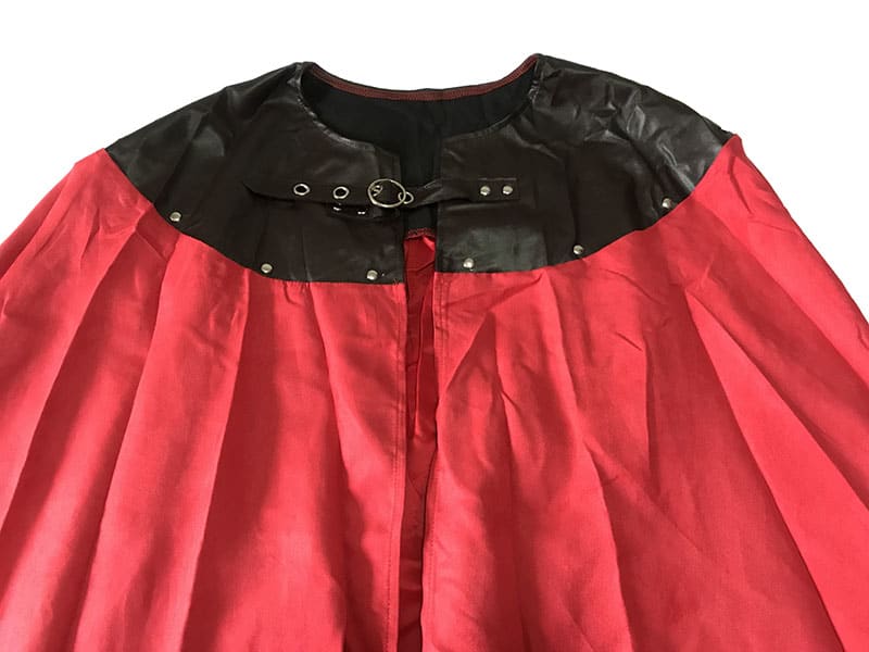 Round collar cape dress view 2