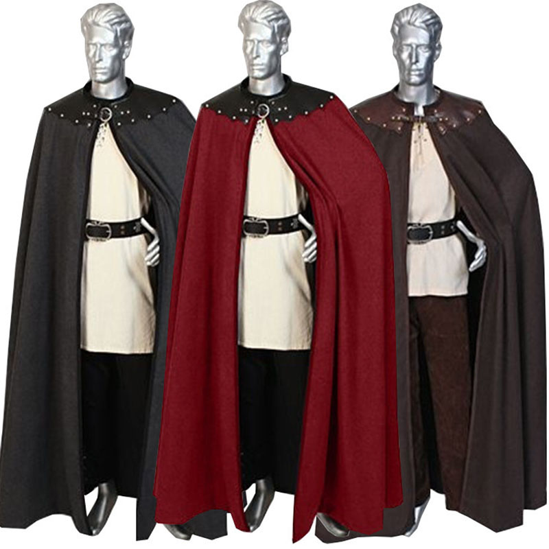 Round collar cape dress view 3