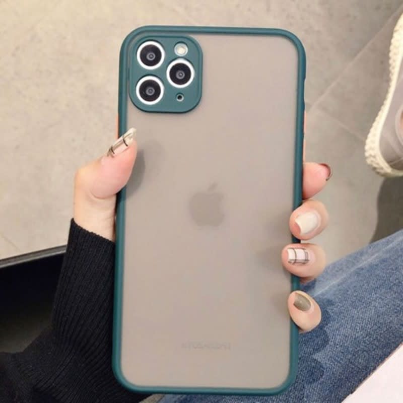 Frosted Color Contrast Mobile Phone Case To Prevent Falling view 5