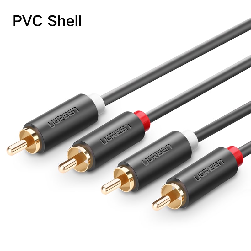Double Lotus Head Audio Cable Two To Two Fever Signal Cable view 5