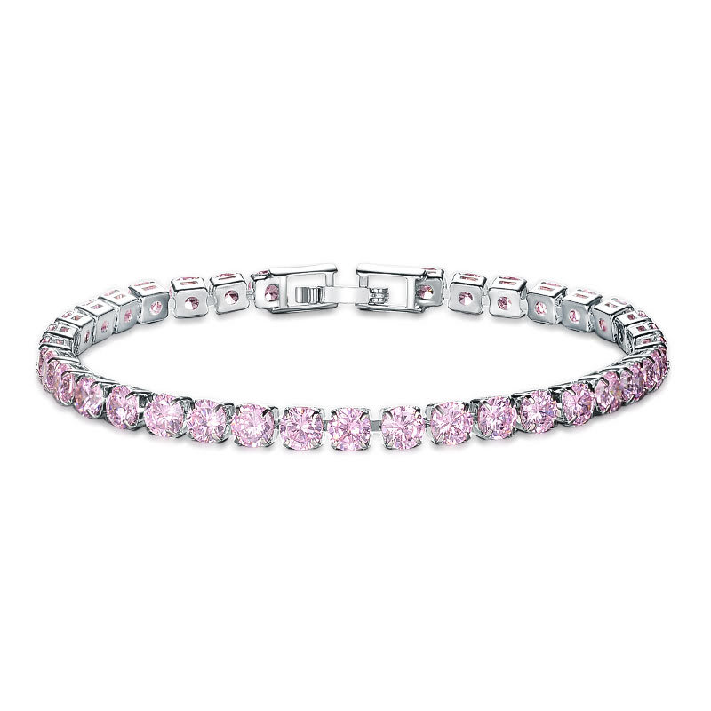 Cubic Zirconia Tennis Bracelets Iced Out Chain Crystal Bracelet Women Men Gold Bracelet Jewelry view 14