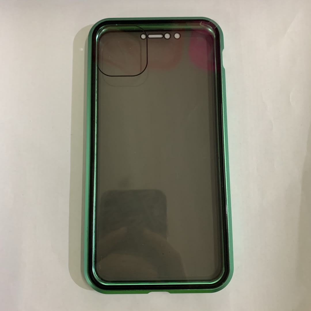 Phone Case Anti-peep Magnetic Protective Shell Magnetic Privacy Glass Case For Phone view 2