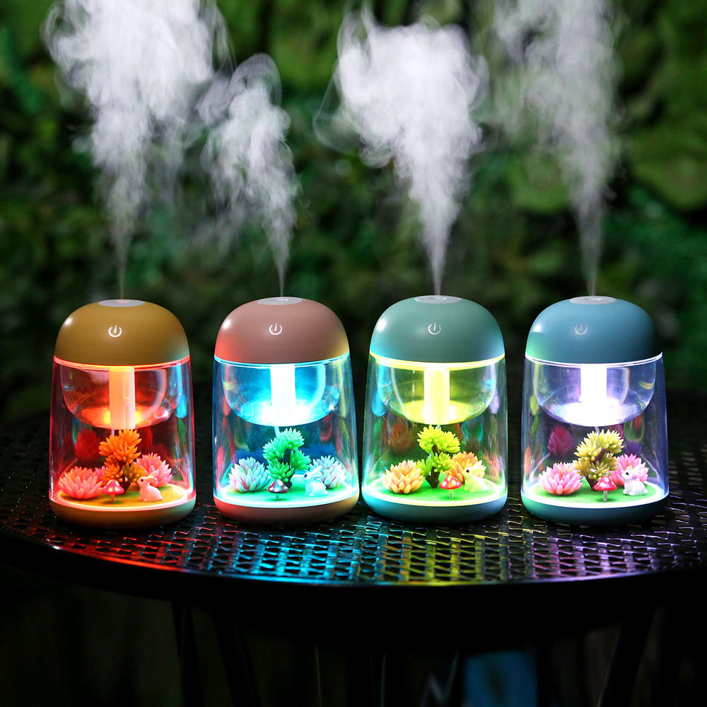 Colorful light air purifier view 3