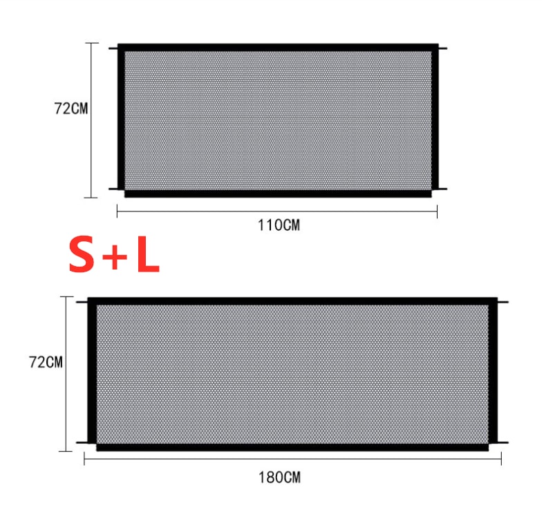 Pet Protection Fence Nylon Foldable Dog Isolation view 5