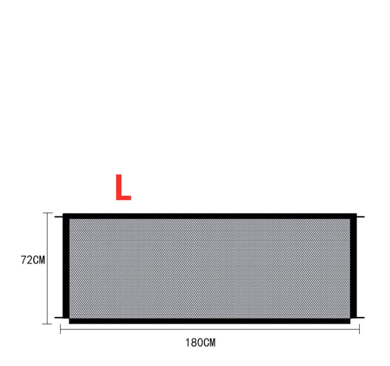 Pet Protection Fence Nylon Foldable Dog Isolation view 2
