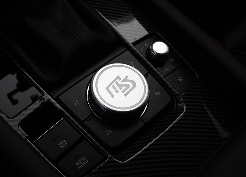 Central control knob sticker view 9