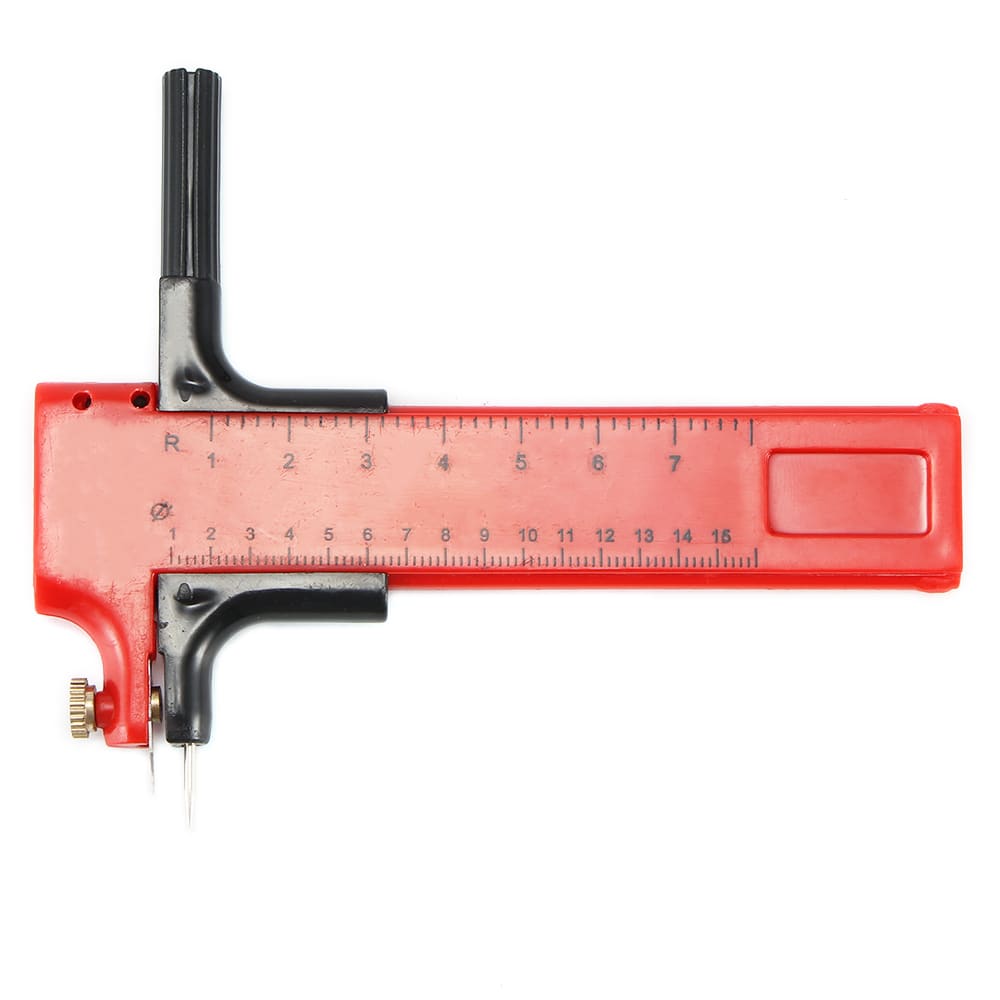 Multi-function compass cutter for drawing plastic compass view 9