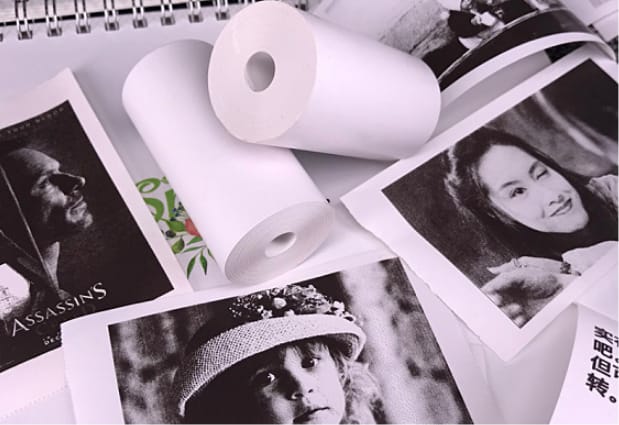 PerPage Mini Wireless Portable Thermal Printer paper view 11