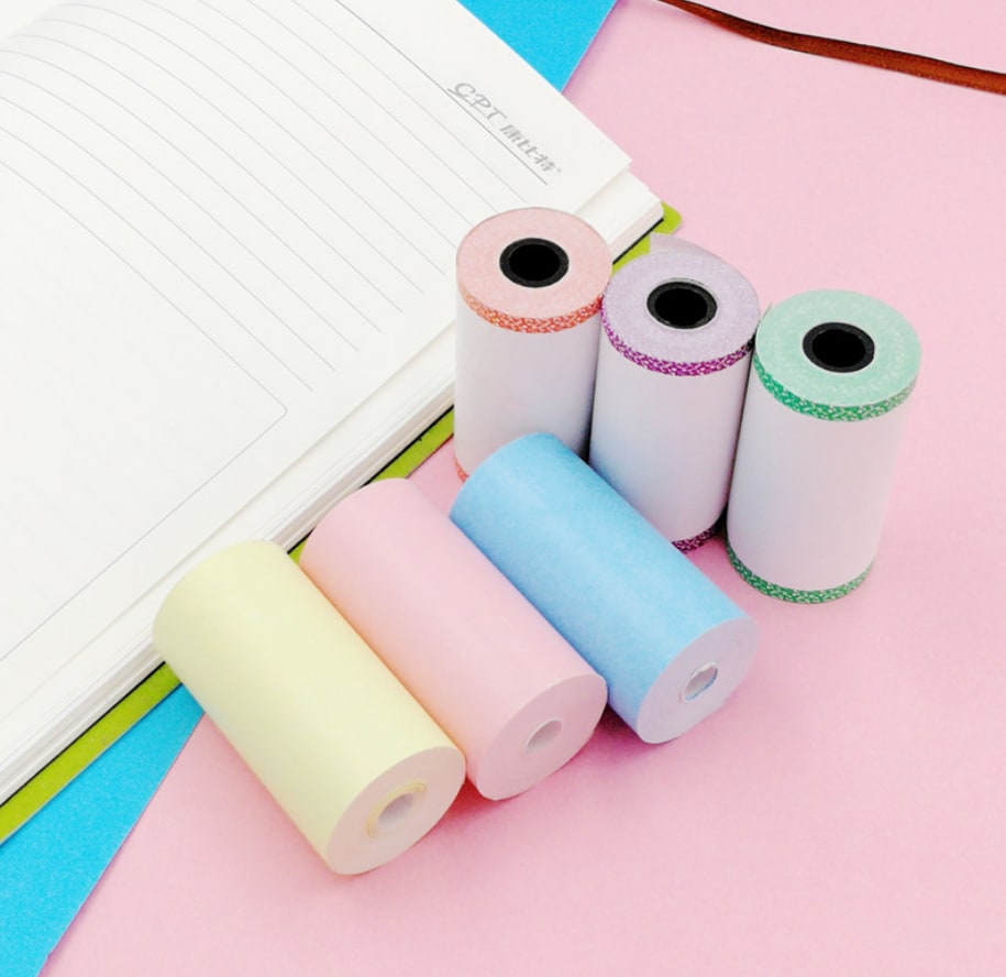 PerPage Mini Wireless Portable Thermal Printer paper view 10
